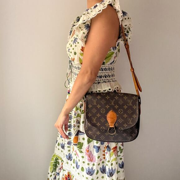 Louis Vuitton Saint Cloud GM Monogram Crossbody / Shoulder Bag 9003VI - Picture 11 of 12